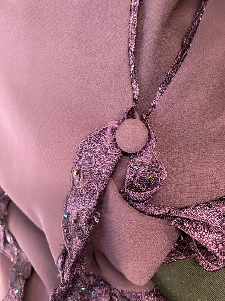 Gorgeous Jacques Vert Blazer Uk14 Purple with sequin embellishments CF001