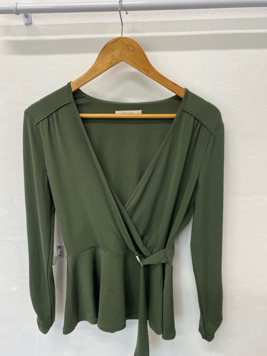 Gorgeous Oasis Blouse UK S Olive green UK S EW001