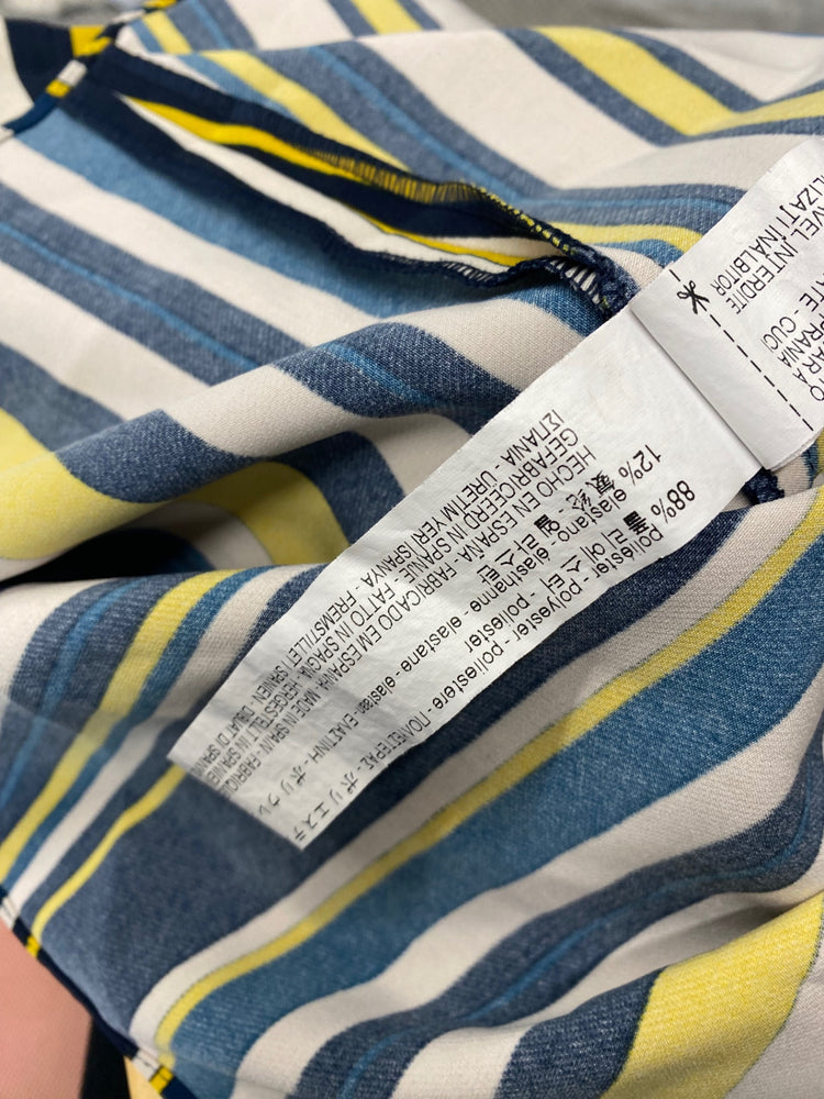 Gorgeous Zara Basic Blouse UK XS Multi-color striped EK001