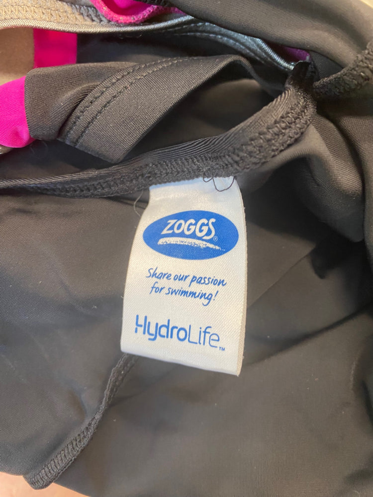 Gorgeous Zoggs Swimsuit Uk30GG Black & Pink Built bra LF003