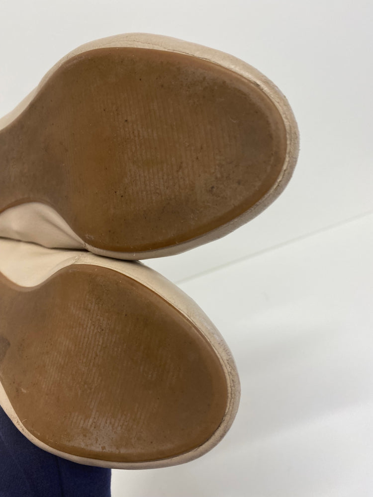 Gorgeous Dune Loafers UK5 Beige Taupe tassel loafers LF003