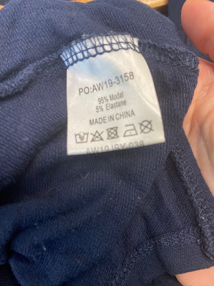 Gorgeous Hush Tunic top UKS Navy Blue batwing loose fit LF003