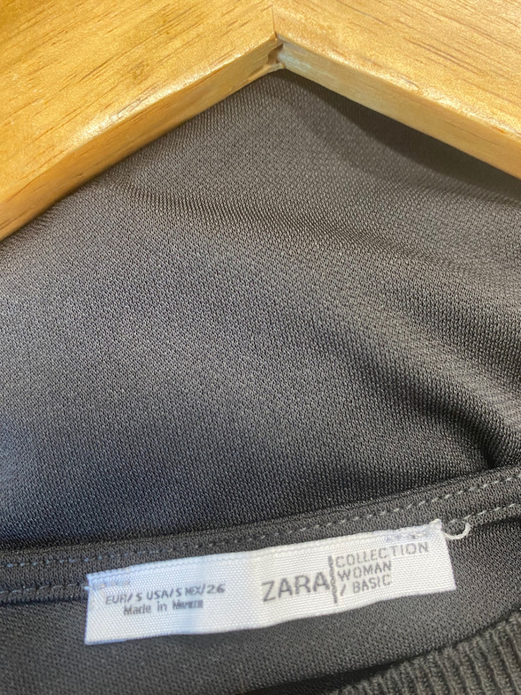 Gorgeous Zara Woman Tunic top UKS Black & white trim LF003