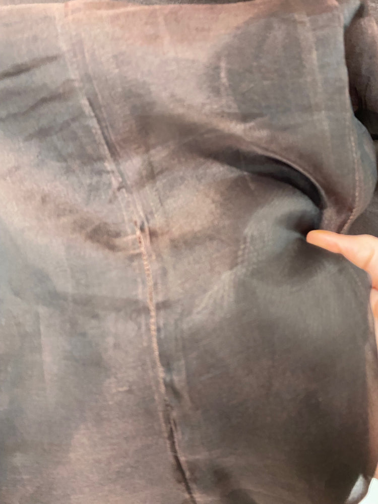 Gorgeous vintage Maggie Stevens Occasion Dress Uk16 Brown Co-ord Two piece LF003