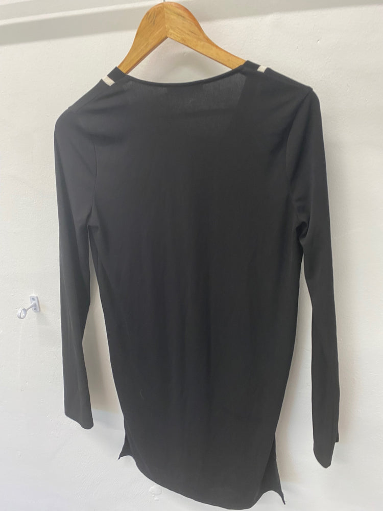 Gorgeous Zara Woman Tunic top UKS Black & white trim LF003