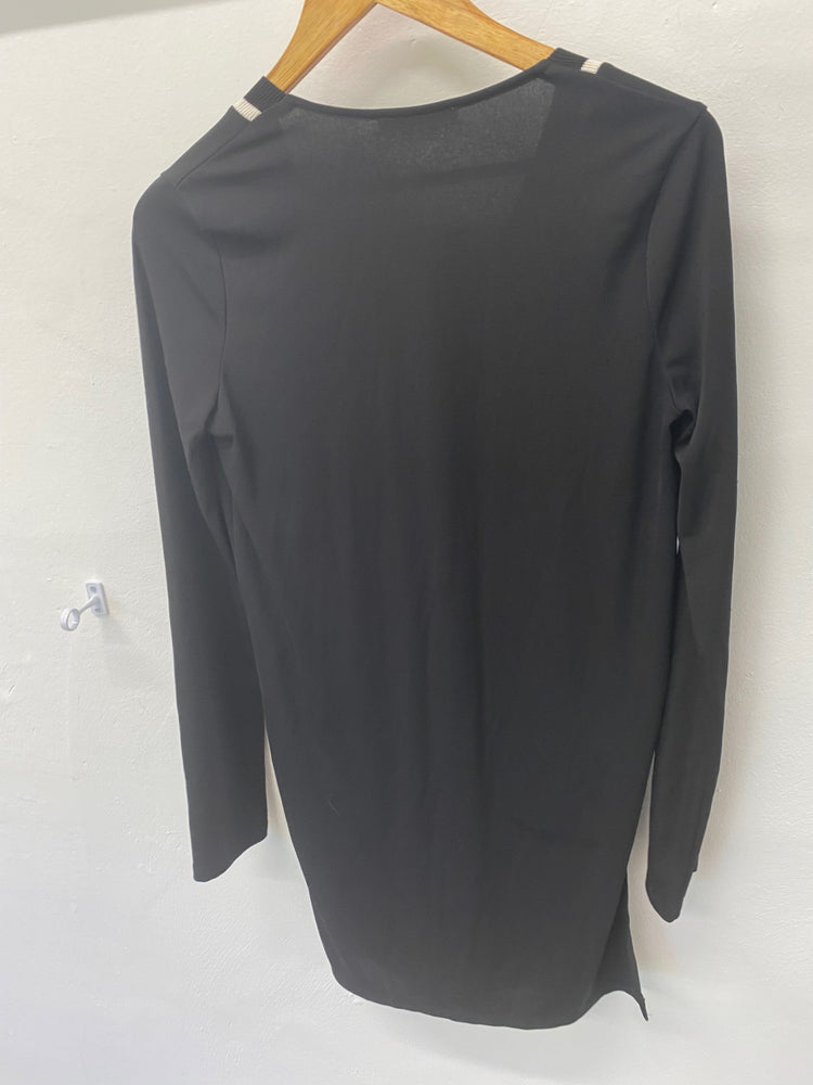 Gorgeous Zara Woman Tunic top UKS Black & white trim LF003