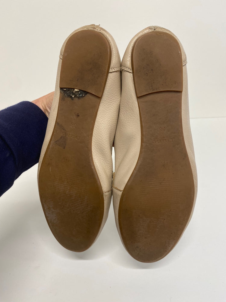 Gorgeous Dune Loafers UK5 Beige Taupe tassel loafers LF003