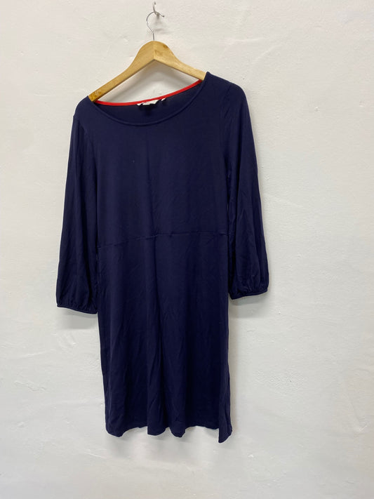 Gorgeous Boden Skater Dress Uk16 Long Navy blue ZB001