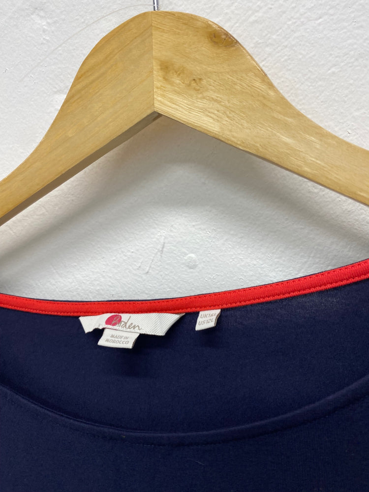 Gorgeous Boden Skater Dress Uk16 Long Navy blue ZB001