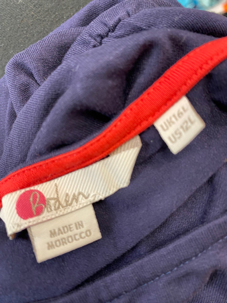 Gorgeous Boden Skater Dress Uk16 Long Navy blue ZB001