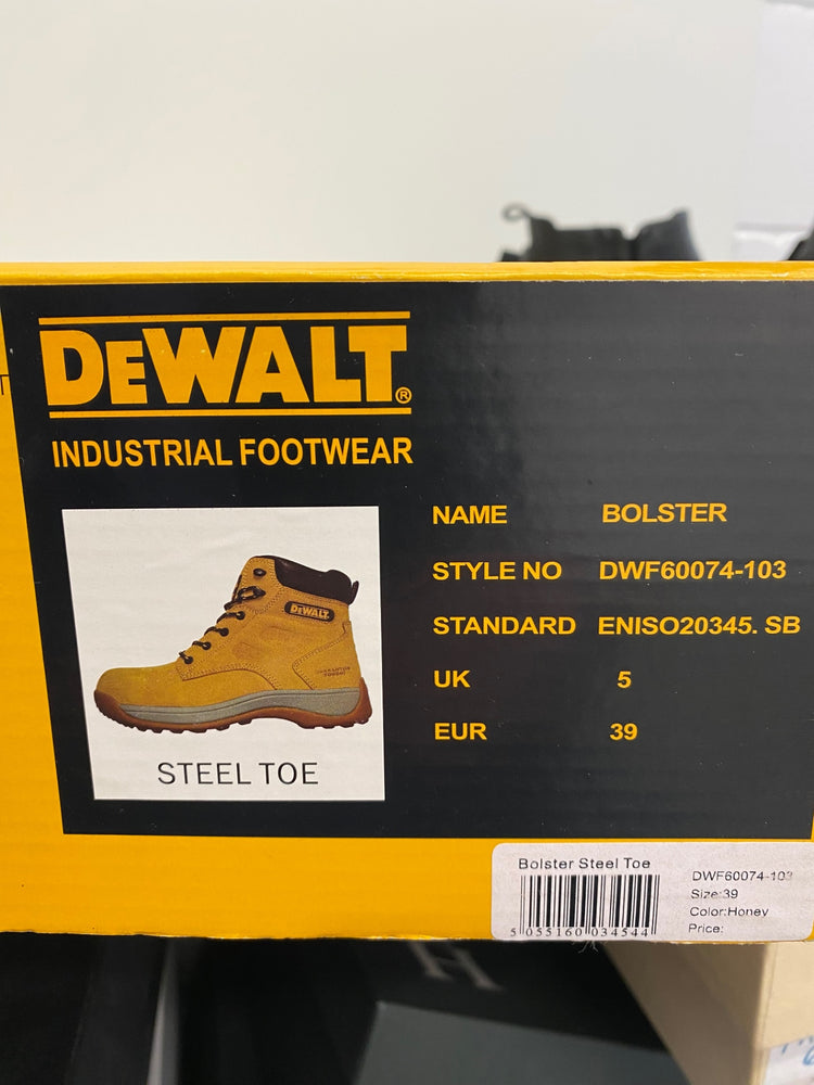 Gorgeous DeWalt Work Boots UK5 Honey Bolster Steel Toecap HG003