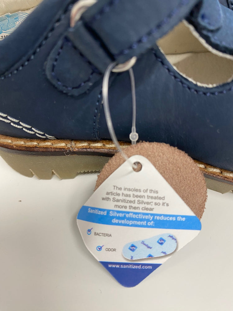 Gorgeous OTS Kids' Shoes Uk 21 Navy blue T Bar boys shoes LT002