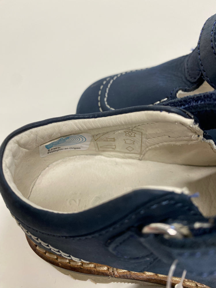 Gorgeous OTS Kids' Shoes Uk 21 Navy blue T Bar boys shoes LT002