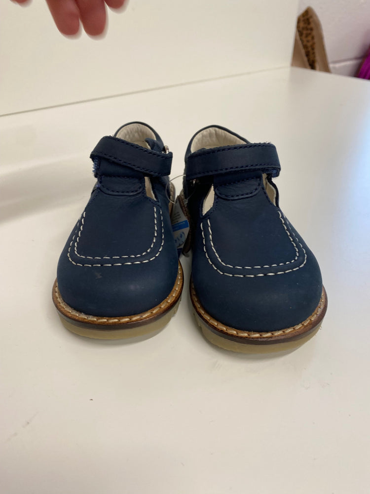 Gorgeous OTS Kids' Shoes Uk 21 Navy blue T Bar boys shoes LT002