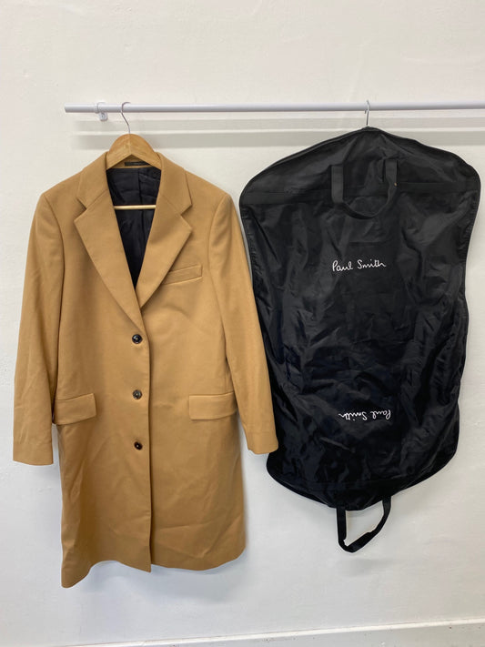 Fabulous Paul smith Dreamer Soho Fit Overcoat Uk14 Camel Overcoat LT002