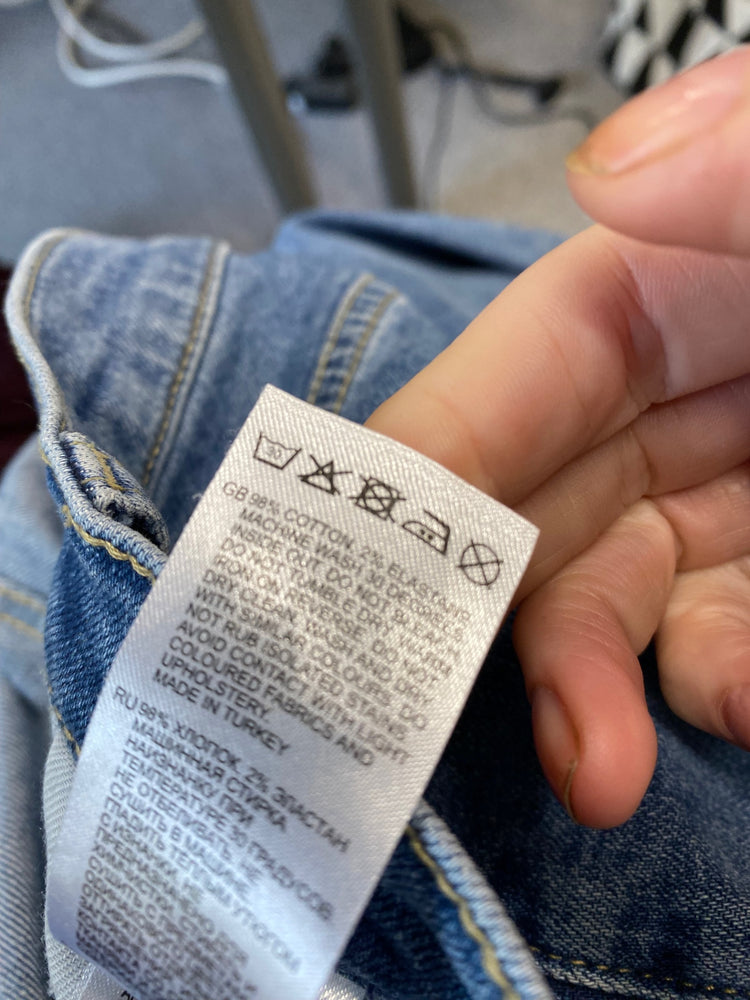 Fabulous REISS Tahiti Jeans W34" Blue straight Classics soft BM051