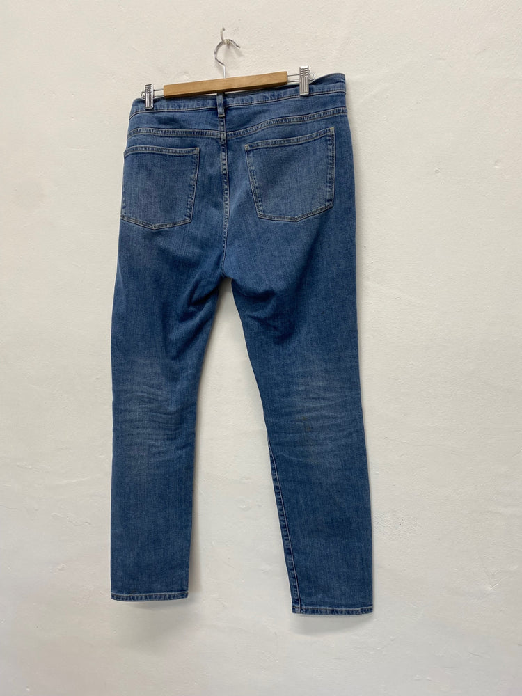 Fabulous REISS Tahiti Jeans W34" Blue straight Classics soft BM051
