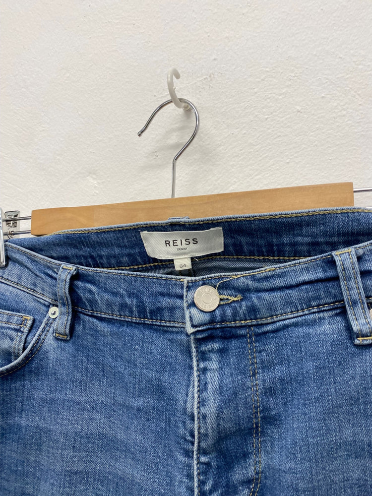 Fabulous REISS Tahiti Jeans W34" Blue straight Classics soft BM051