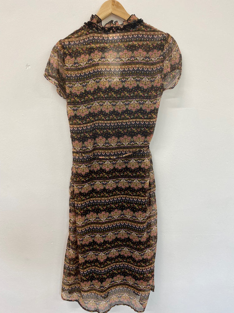 Fabulous Saint Tropez Midi Dress UK S Multicolour JC003