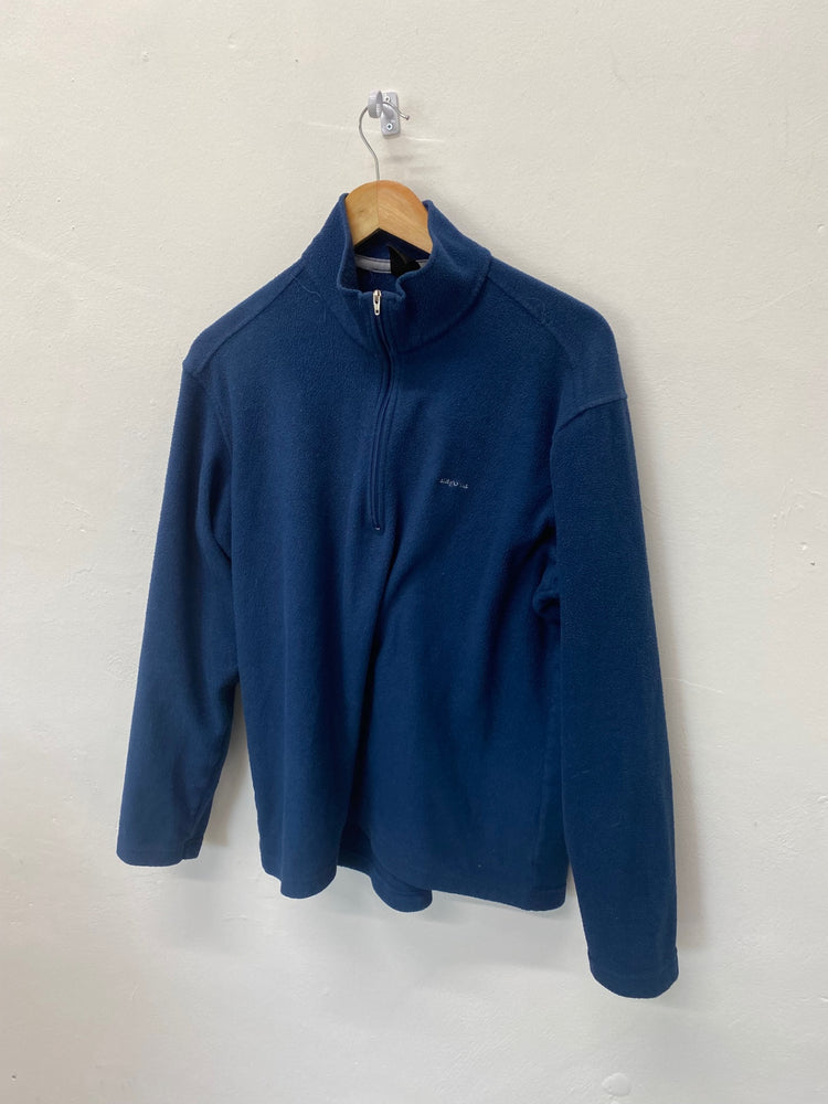 Fabulous Patagonia Fleece Jumper UkL Blue 1/4 zip FK116