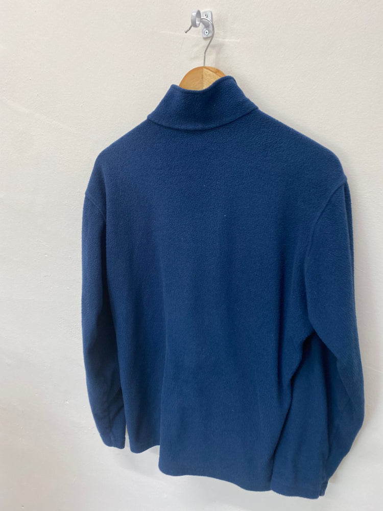 Fabulous Patagonia Fleece Jumper UkL Blue 1/4 zip FK116