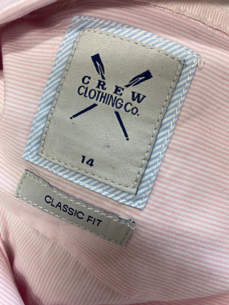 Amazing Crew clothing company Button-Up Shirt Uk14 Pink FK116