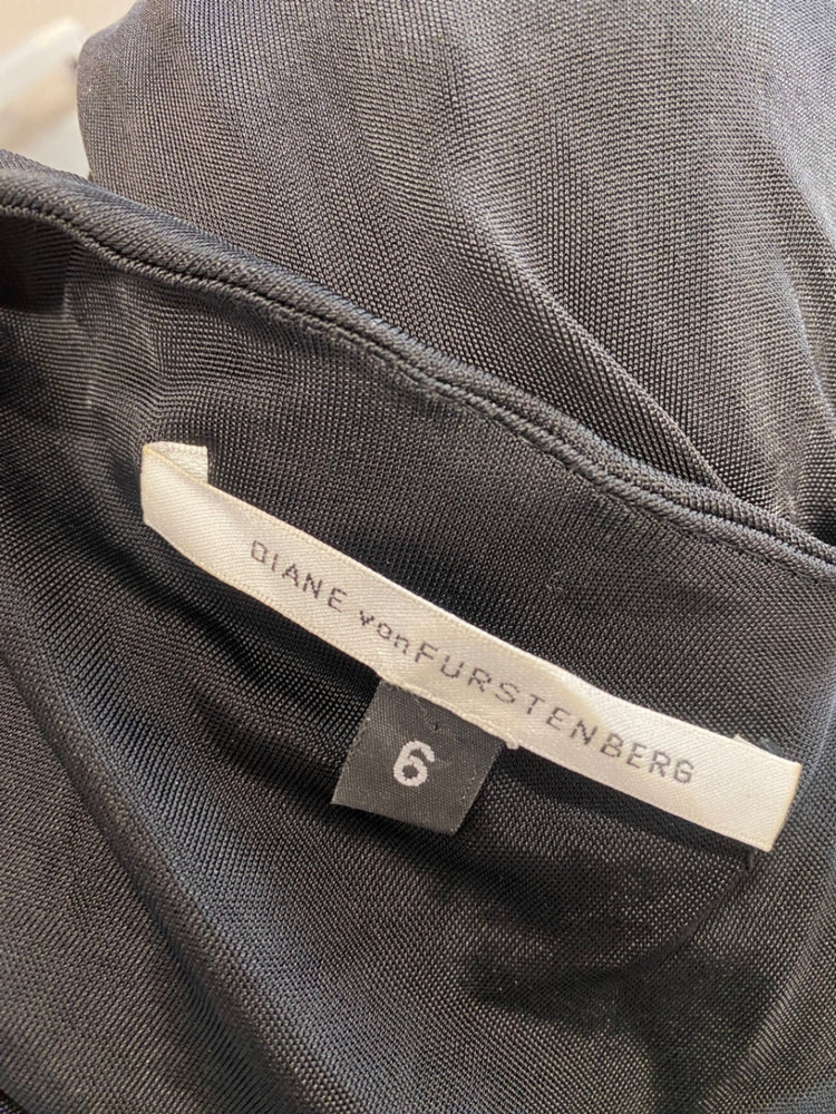 Amazing Diane Von Furstenberg Midi Dress UK6 Black formal party FK116