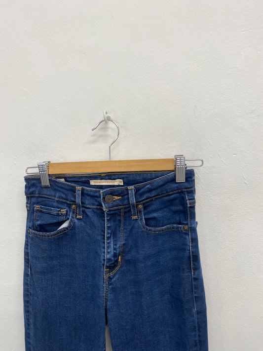 Amazing Levi’s Jeans W25” Dark blue high tide bootcut 725 FK116