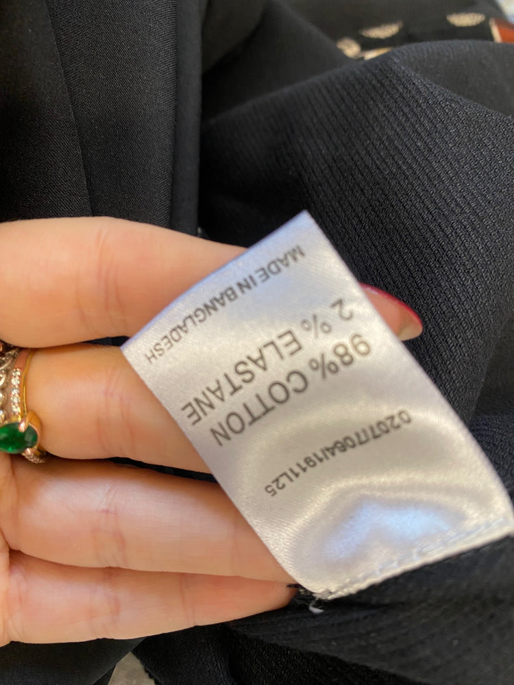 Amazing Hobbs Skirt UK10 Brown geometric cord funky FK116