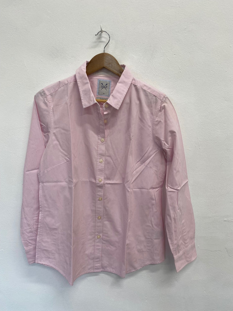 Amazing Crew clothing company Button-Up Shirt Uk14 Pink FK116