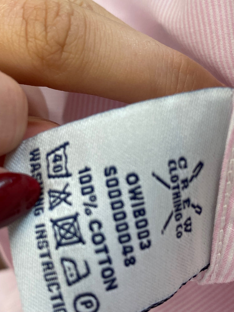 Amazing Crew clothing company Button-Up Shirt Uk14 Pink FK116