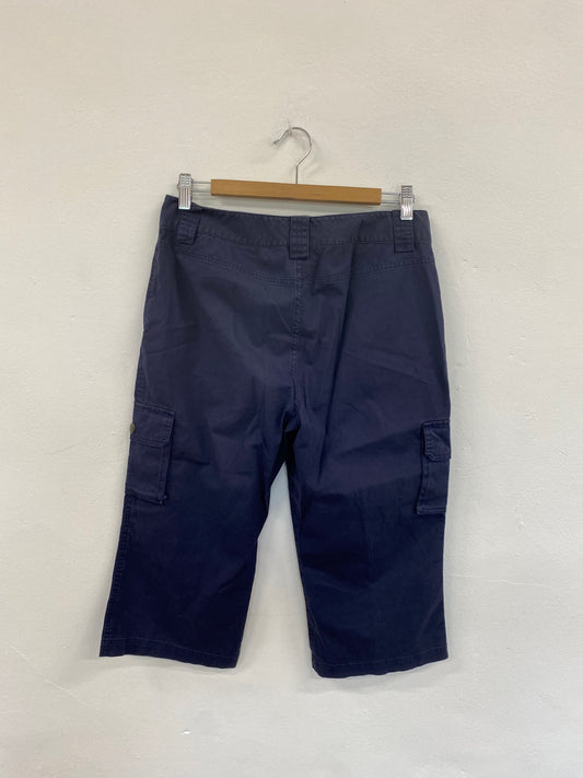 Classic Lauren Ralph Lauren Cargo Shorts UK6 Navy FK116