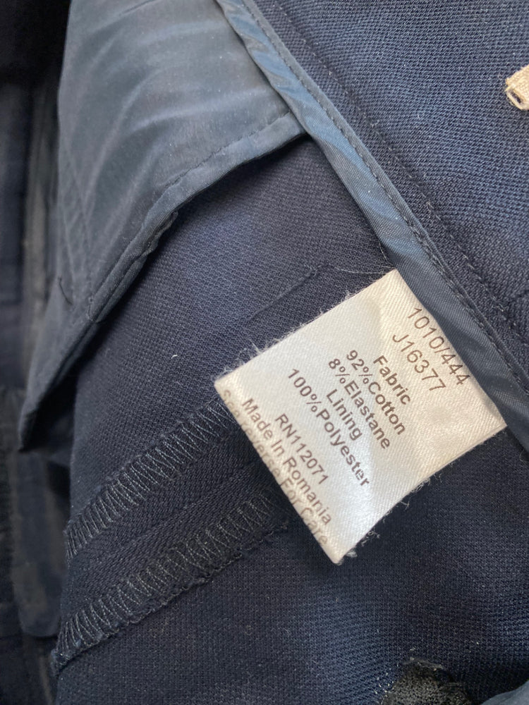 Amazing Jigsaw Tailored trousers UK12 Navy blue FK116