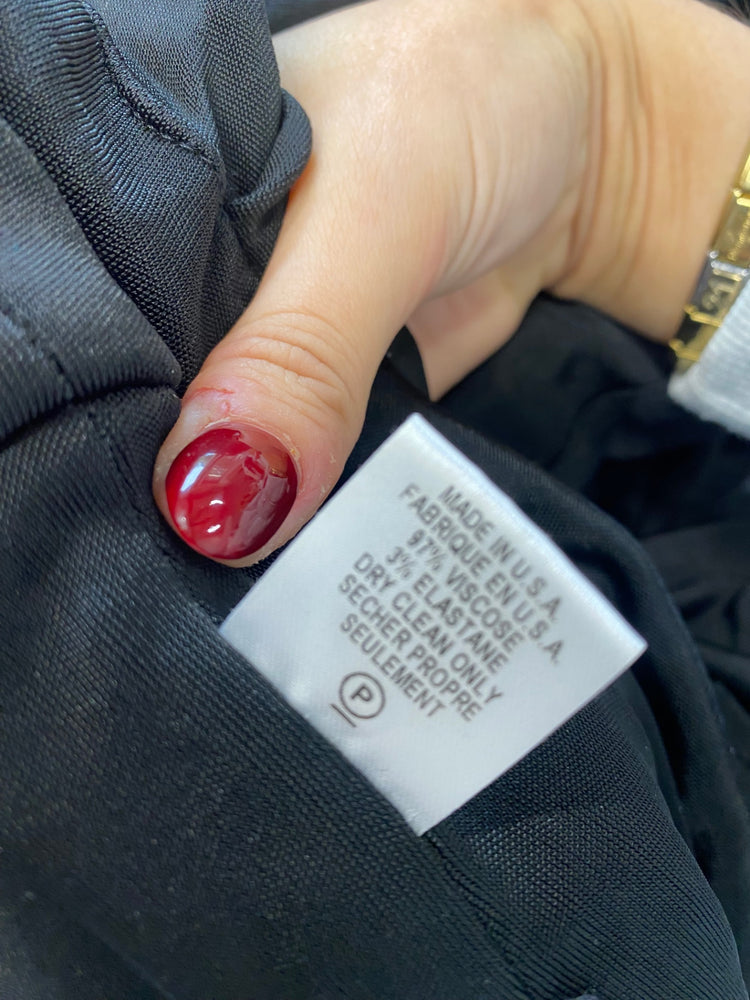 Amazing Diane Von Furstenberg Midi Dress UK6 Black formal party FK116