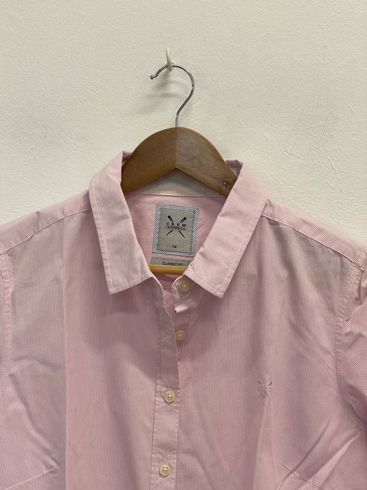 Amazing Crew clothing company Button-Up Shirt Uk14 Pink FK116
