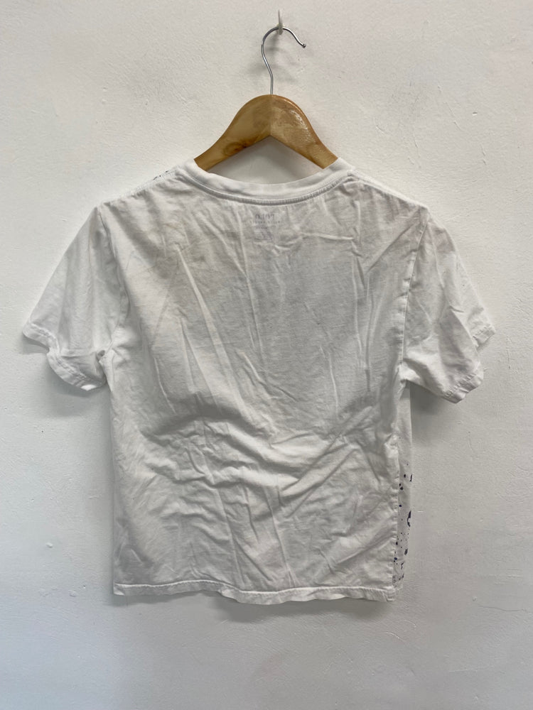 Amazing Ralph Lauren POLO T-Shirt Age 14 White splatter BB001