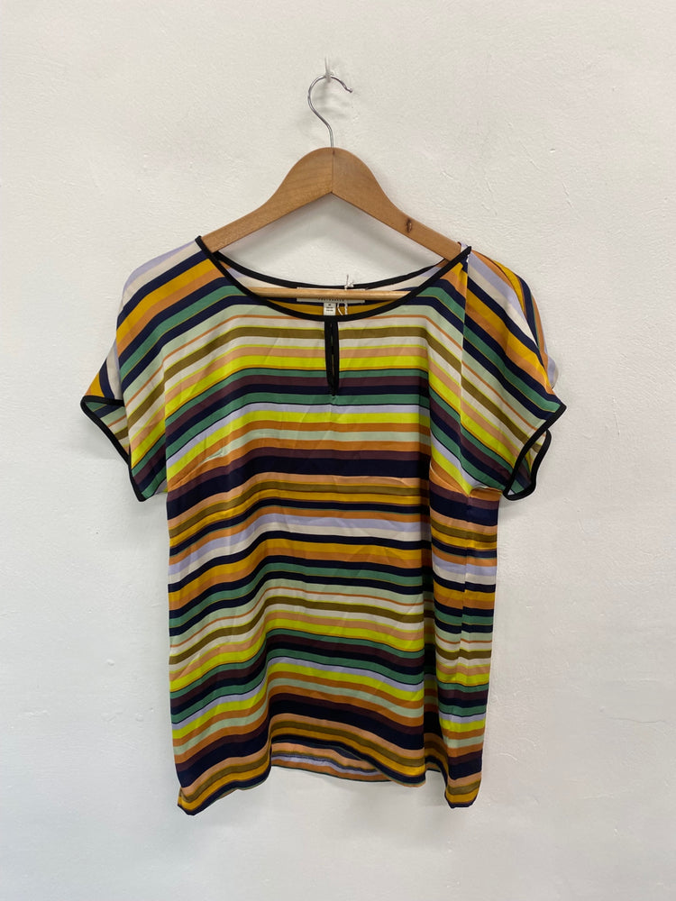 Amazing Clements Ribeiro Blouse UK M stripe AF003