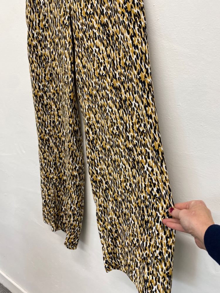 Amazing M&S Collection Loose Pants Uk8 Leopard Print Palazzo pants AF003