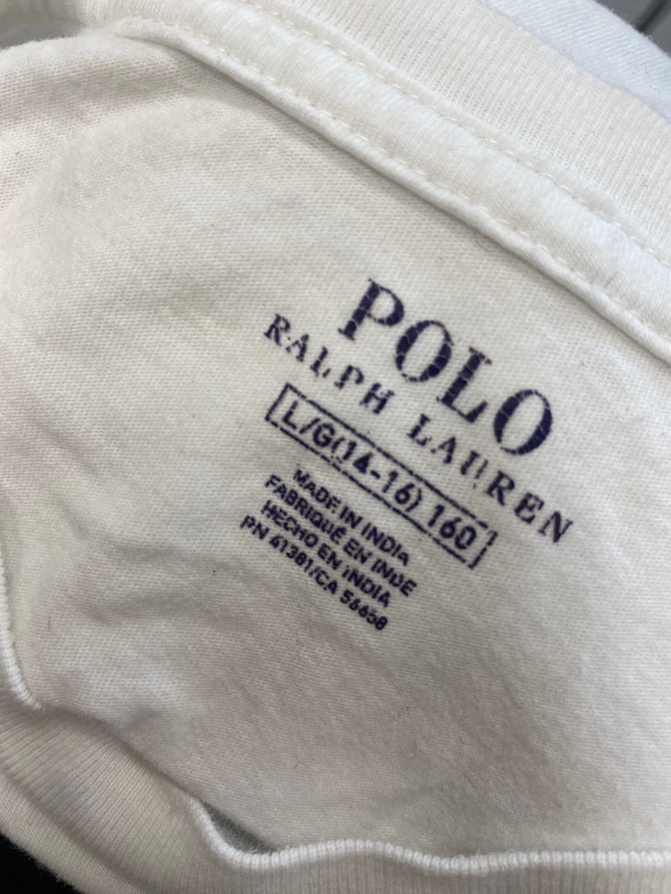 Amazing Ralph Lauren POLO T-Shirt Age 14 White splatter BB001