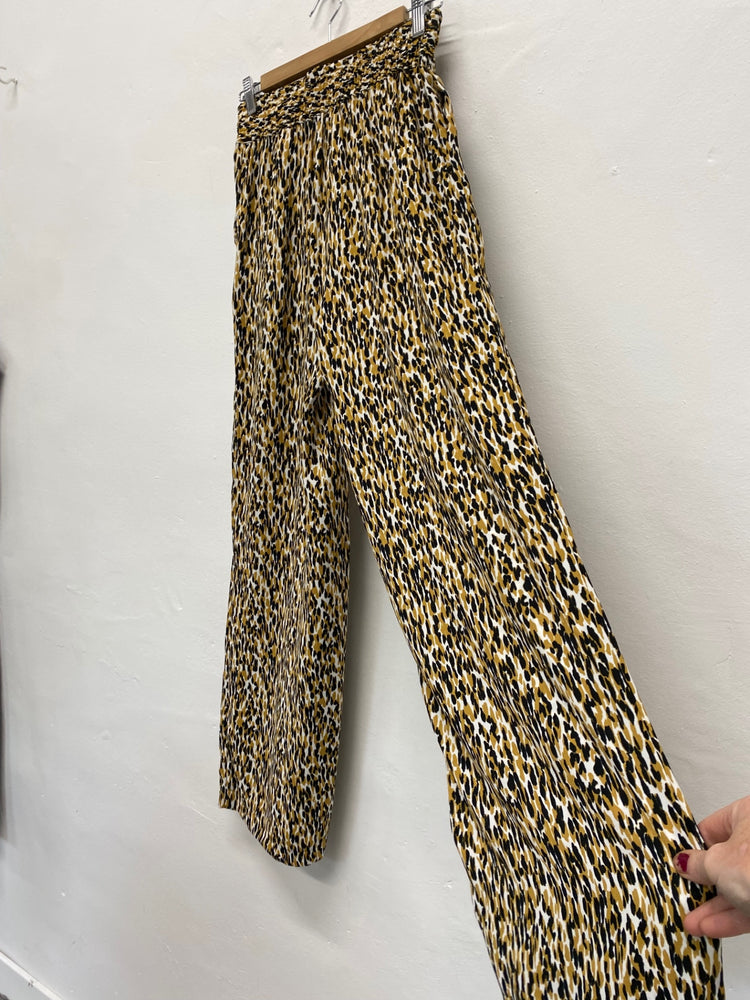 Amazing M&S Collection Loose Pants Uk8 Leopard Print Palazzo pants AF003