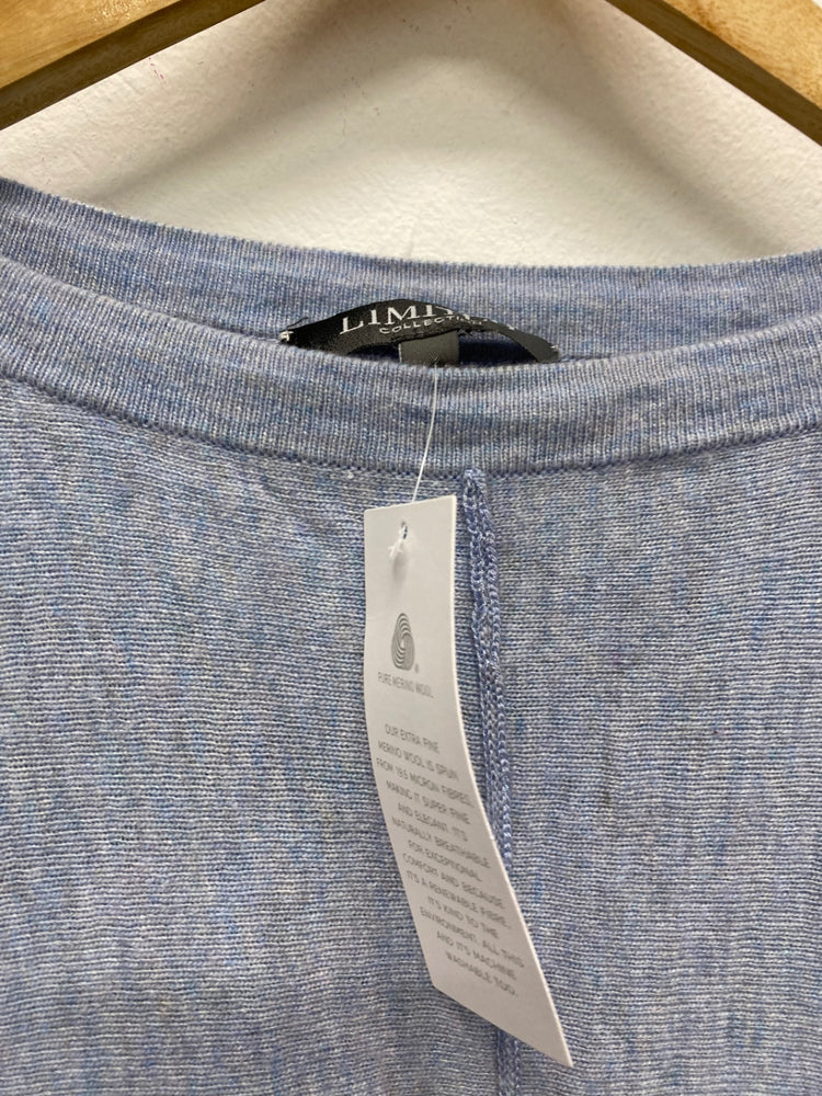 Amazing Phase Eight Sweater UK12 Light Gray & blue Cashmere blend AF003