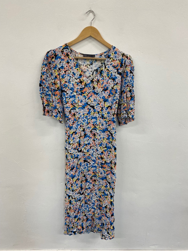 Amazing M&S Ditsy Floral Midaxi Dress UK10 AF003