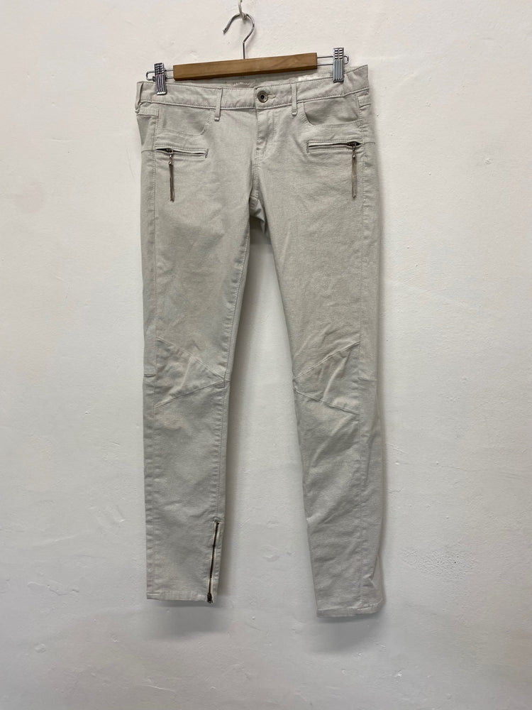 Amazing Guess Jeggings W27” Metallic ivory Skinny SL002