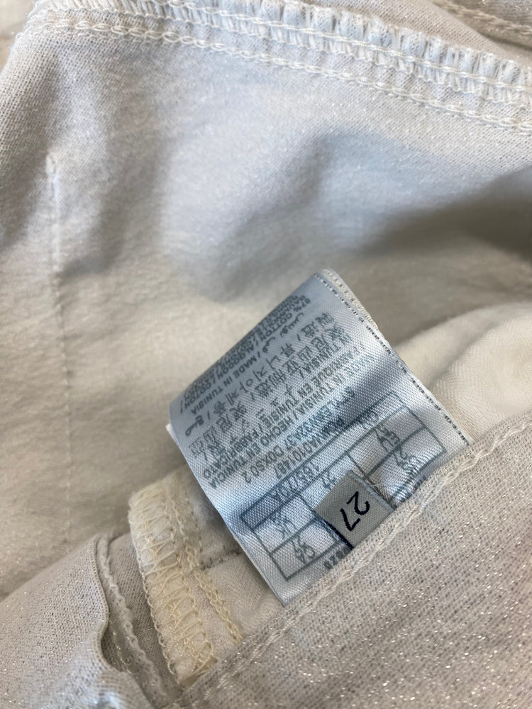 Amazing Guess Jeggings W27” Metallic ivory Skinny SL002