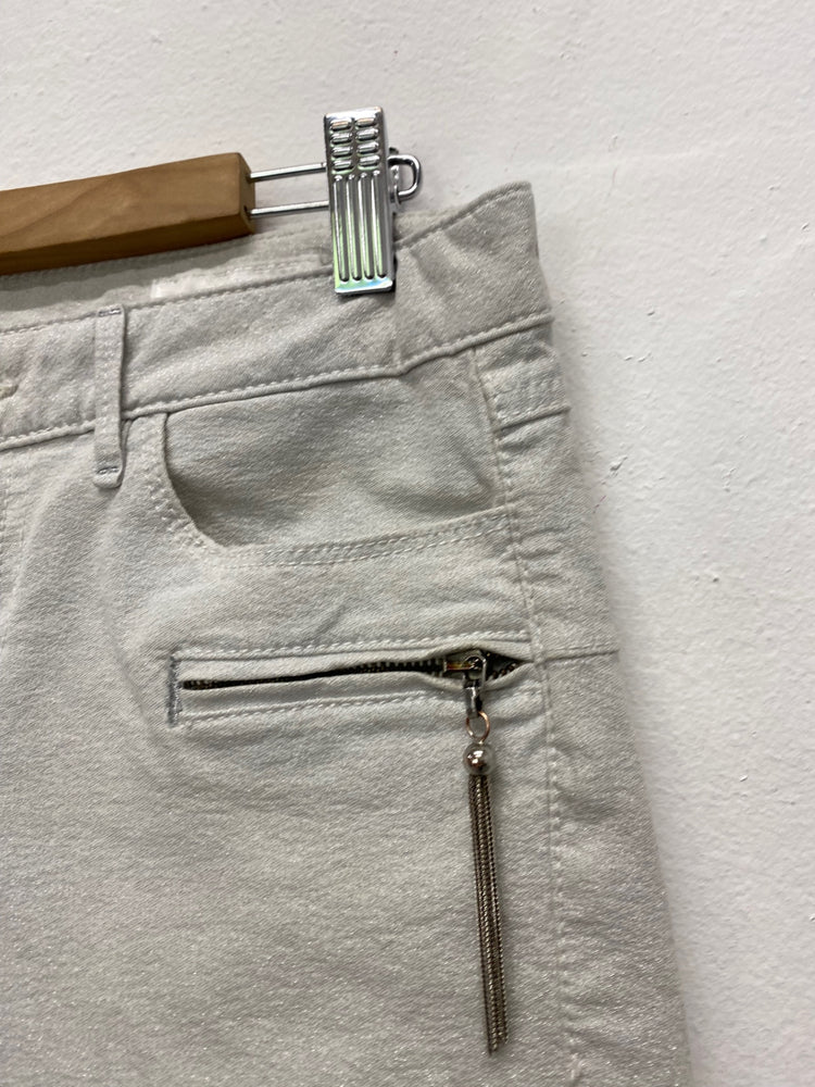 Amazing Guess Jeggings W27” Metallic ivory Skinny SL002