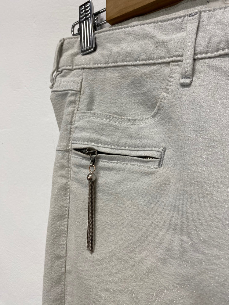 Amazing Guess Jeggings W27” Metallic ivory Skinny SL002