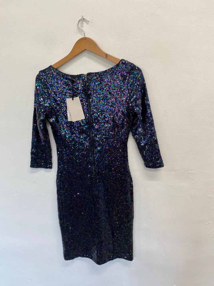 Amazing Alice&you Dress UK10 Multicolor sequin party HT149