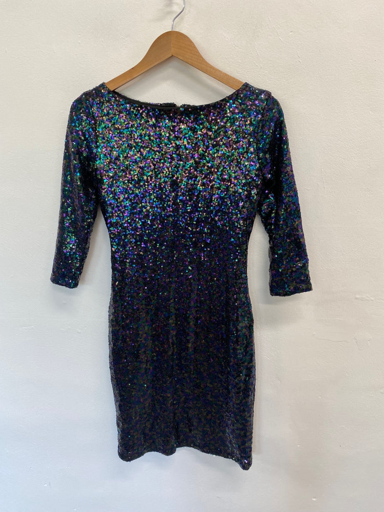 Amazing Alice&you Dress UK10 Multicolor sequin party HT149