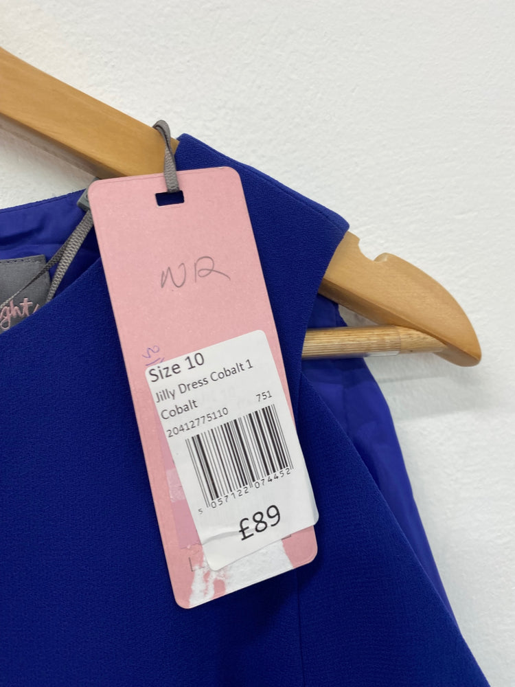 Amazing Phase Eight Jilly Dress UK10 Cobalt Blue HT149