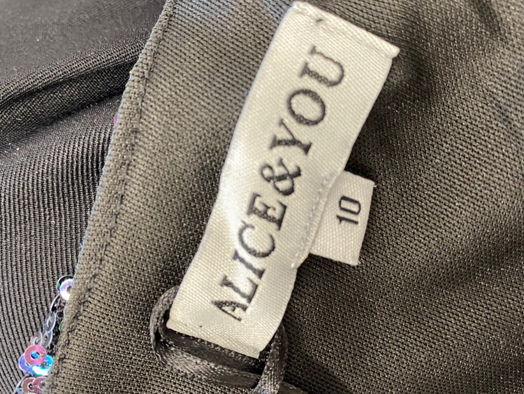 Amazing Alice&you Dress UK10 Multicolor sequin party HT149